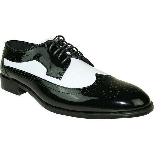 Prom and Formal Event Jean YVES Dress Shoe JY03 Wing Tip Two-Tone Tuxedo for Wedding 